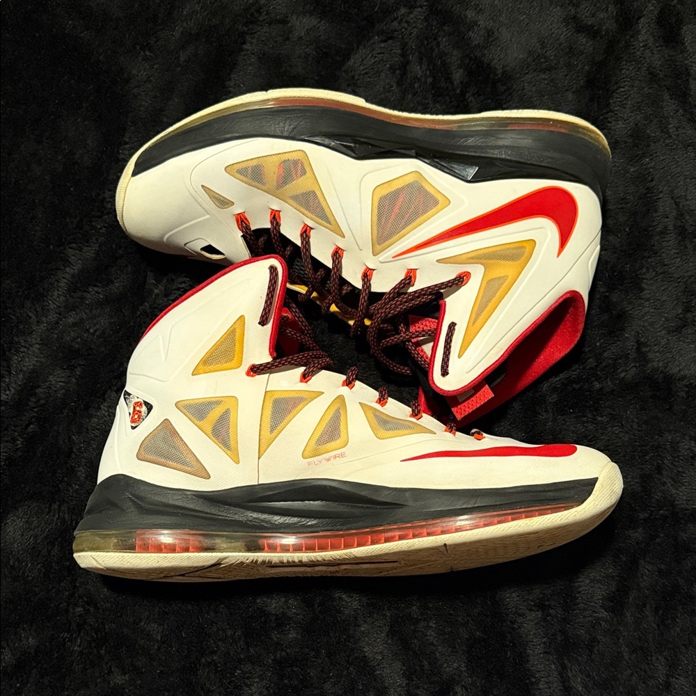 Nike LeBron 10 Miami Home Red & White - Picture 5 of 7